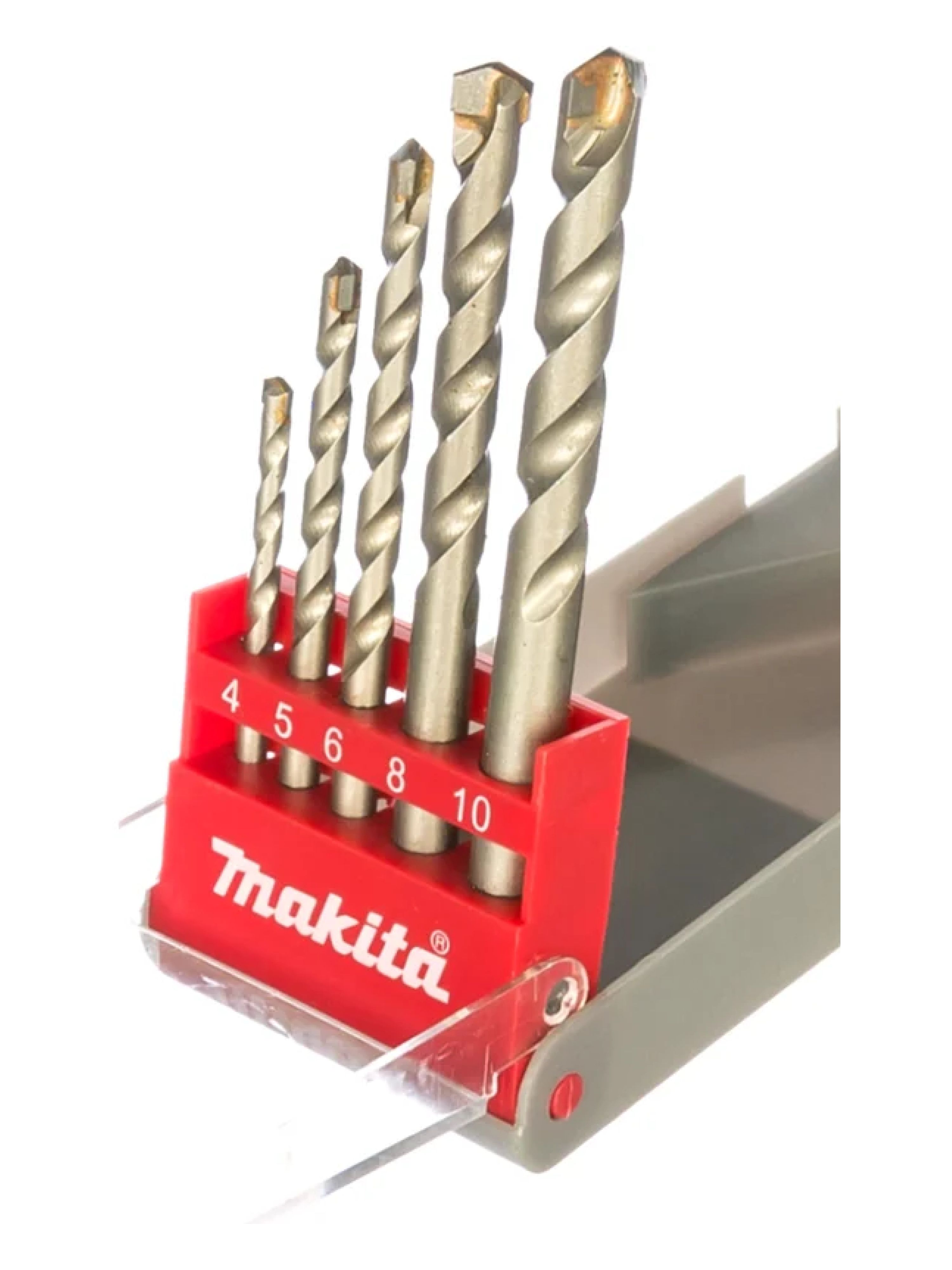 Набор сверл по бетону 5 шт. (4,5,6,8,10 мм) MAKITA D-05175