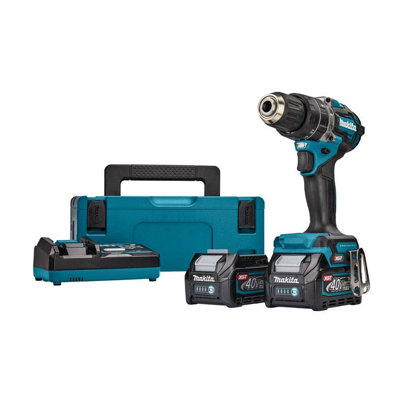 Дрель аккумуляторная ударная MAKITA XGT HP002GD201