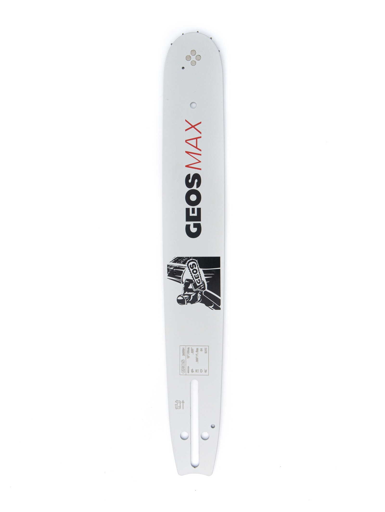 Шина пильная GEOS Max (15", .325", 1.5мм, 64 звена, SN (11 зубьев), K095)