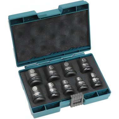 Набор ударных торцовых головок Impact Black 1/2", 9 шт. (8,10,13,16,17,18,19,21,24 мм)