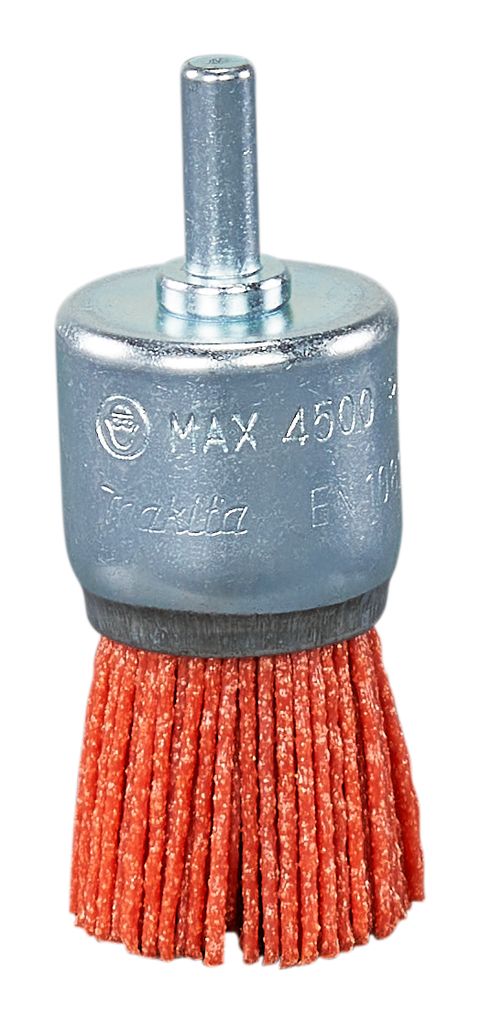 Щетка нейлоновая кистевая (d30 мм, красная, G80, 6 мм)