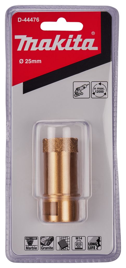 Коронка алмазная M14x2, 25мм