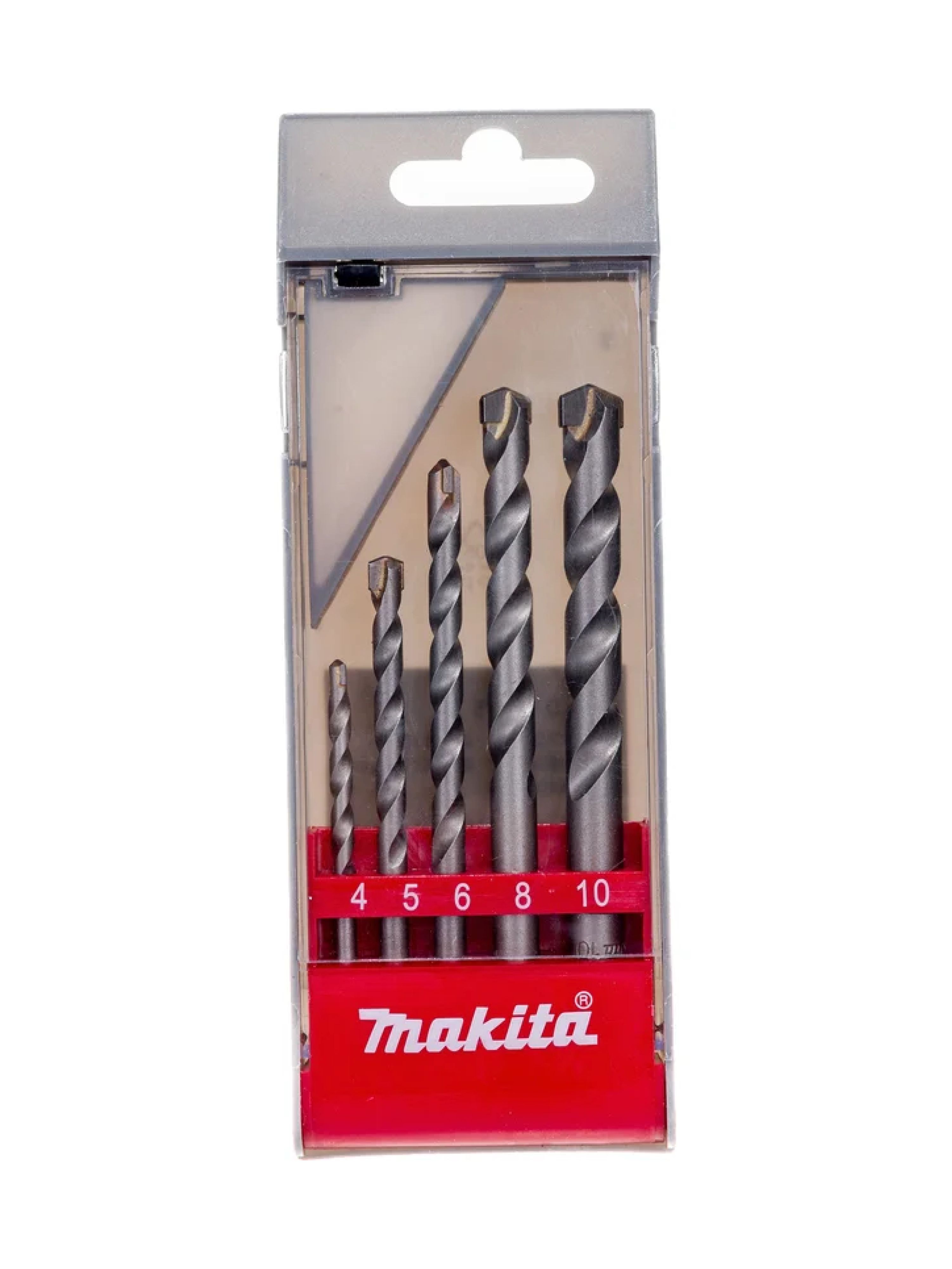 Набор сверл по бетону 5 шт. (4,5,6,8,10 мм) MAKITA D-05175