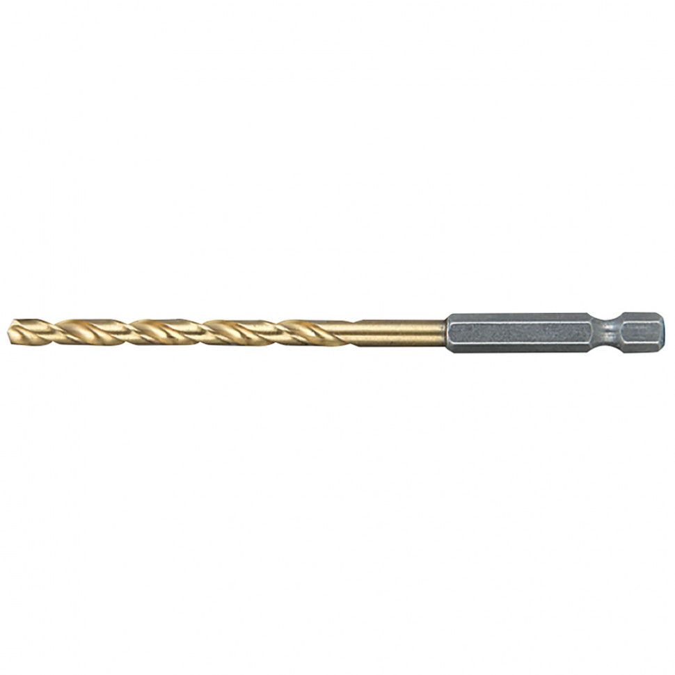 Сверло по металлу HSS-TiN 3x33x81, 1/4"
