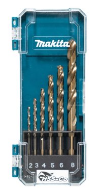 Набор сверл HSS-Co 6 шт. (2,3,4,5,6,8 мм)