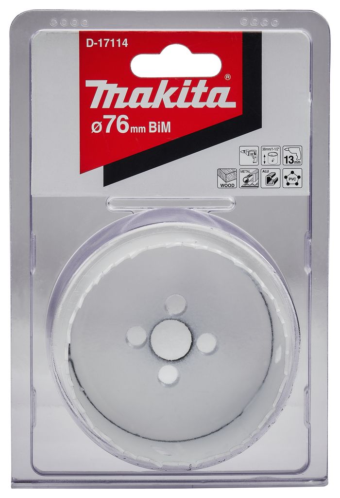 Коронка BI-M 76мм MAKITA D-17114