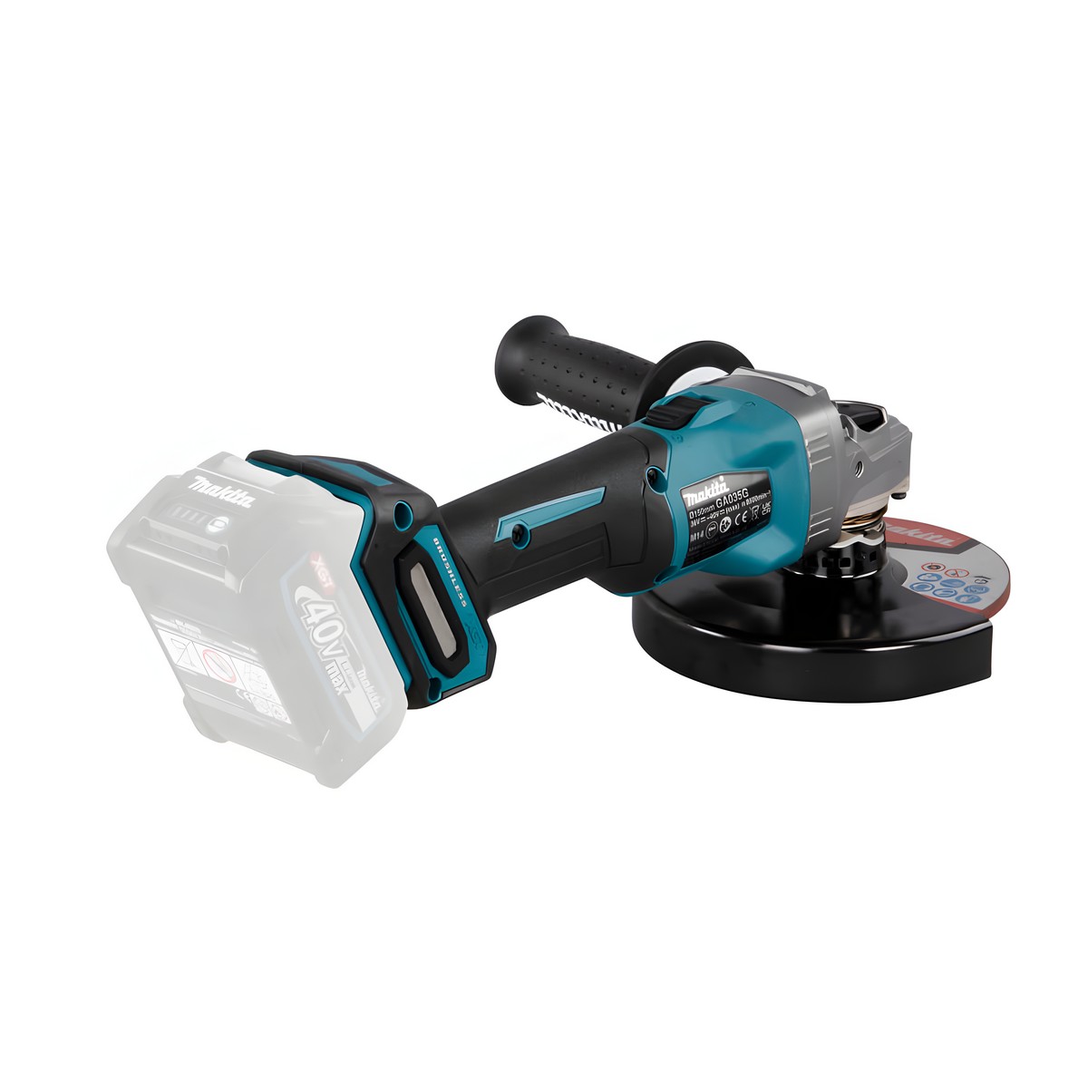 Шлифмашина угловая аккумуляторная MAKITA XGT GA035GZ (без АКБ и ЗУ)