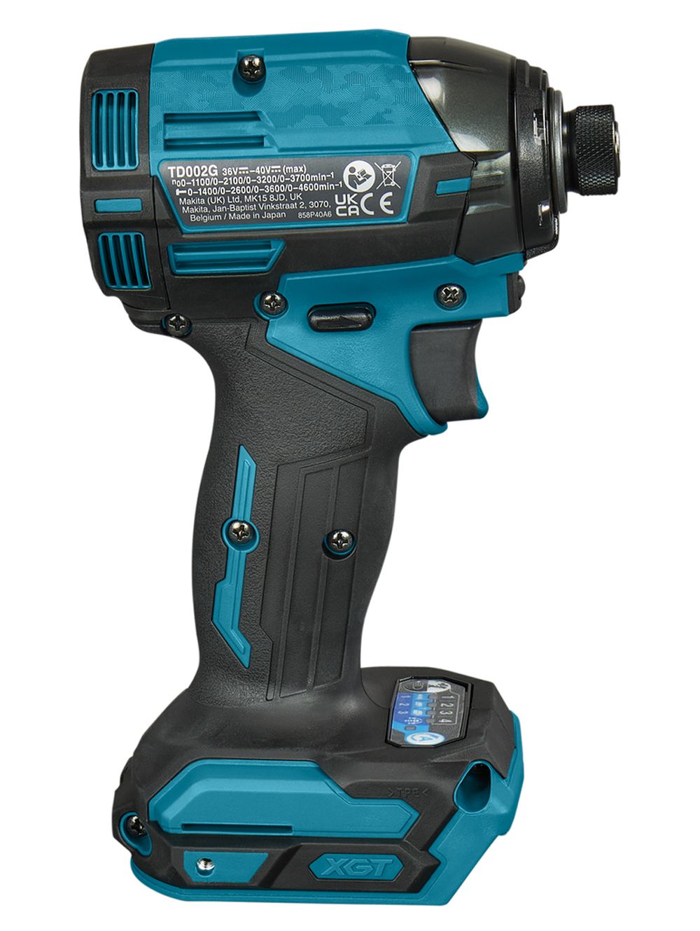 Шуруповерт ударный аккум. XGT BL 40В 1/4" 220 Нм 4 рег. удара +  6 спец. режимов